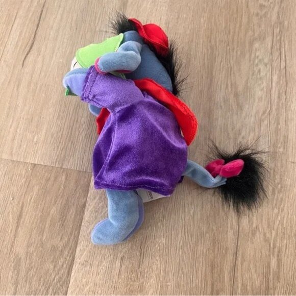 Disney Store Eeyore Carnival‎ Masquerade Mask 8” Bean Bag Plush Stuffed Animal - Picture 2 of 2